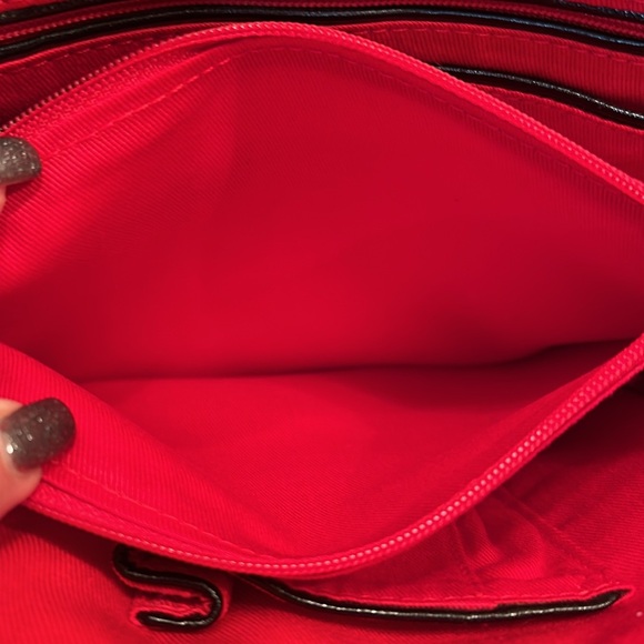 EUC Vtg HOBO International Polished Black Leather Mini Handbag - RARE FIND - Picture 12 of 16